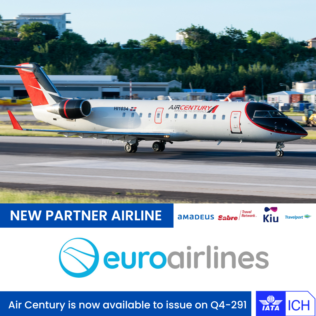 Euroairlines and Air Century announce interline integration between systems.